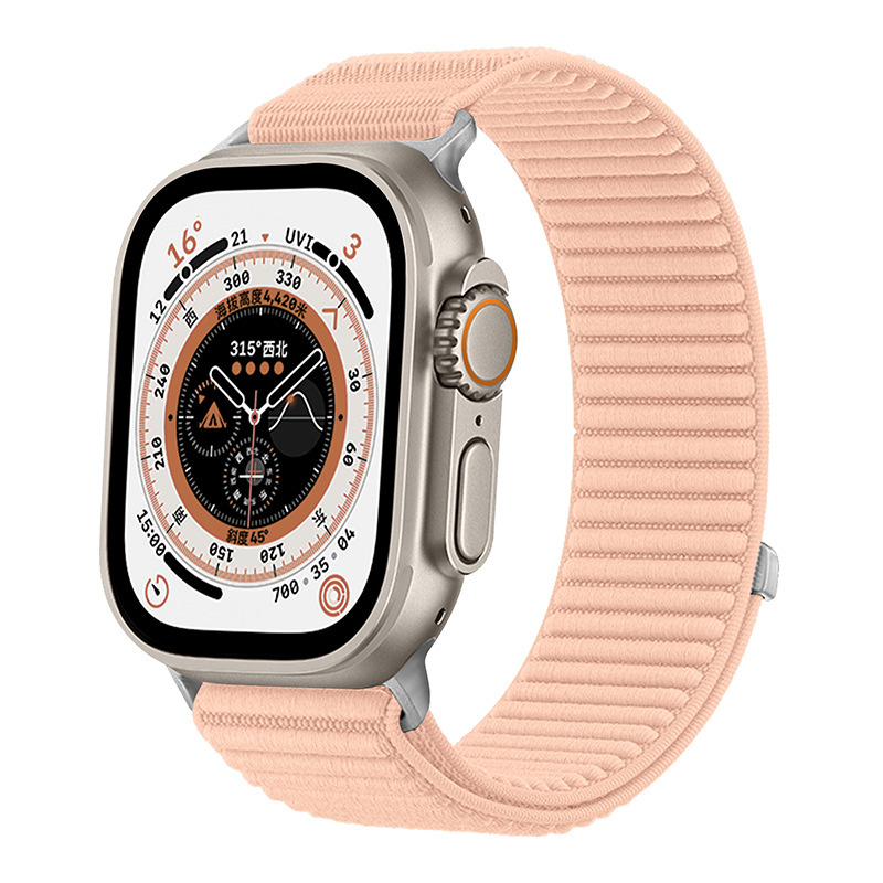 Correa de Nylon Tejido para Reloj Inteligente Apple Watch 10/11/12, Ajustable