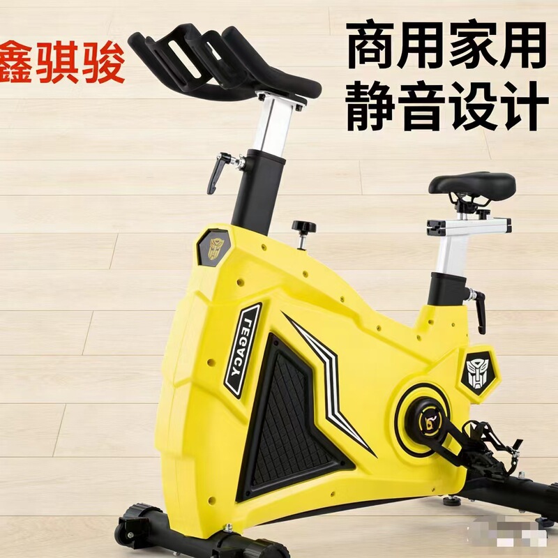 Home-Use Silent Spinning Bike with Wind Resistance and Magnetic Control, Indoor Gym-Specific Weight Loss Equipment, Exercise Pedal Bike