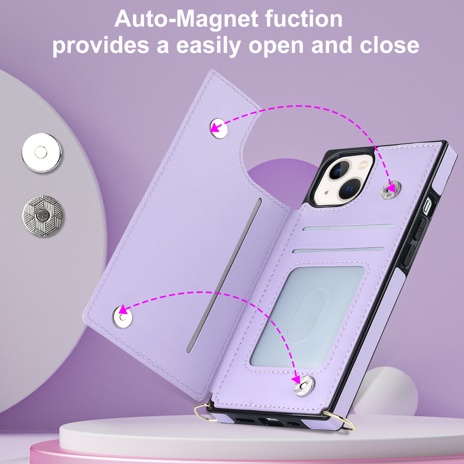 Handyhülle Aus Leder Für Iphone Pro Umhängetasche Mit Band_voghion.com