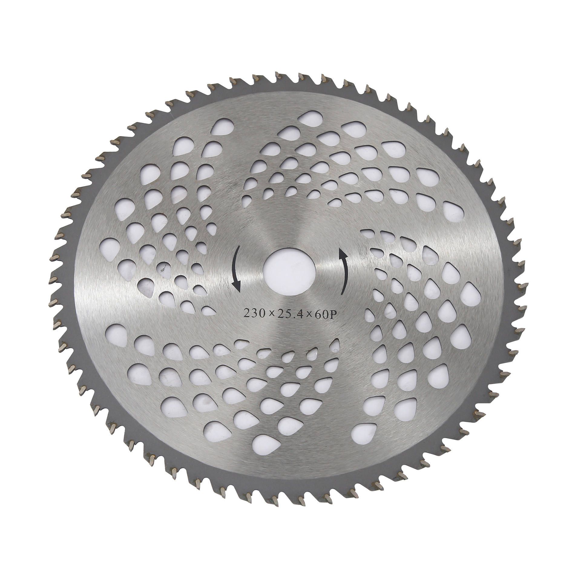 Cuchilla de sierra circular de cortadora de césped cuchilla de corte de césped de diamante espesación alargada aleación accesorios de cortadora de riego cuchilla de corte en una palabra