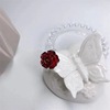 Three dimensional resin, ring, handmade, new collection, flowered, roses