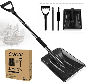 Car snow shovel metal: Kempinq və səyahət - stainless-steel-single-shovel-single-sponge
