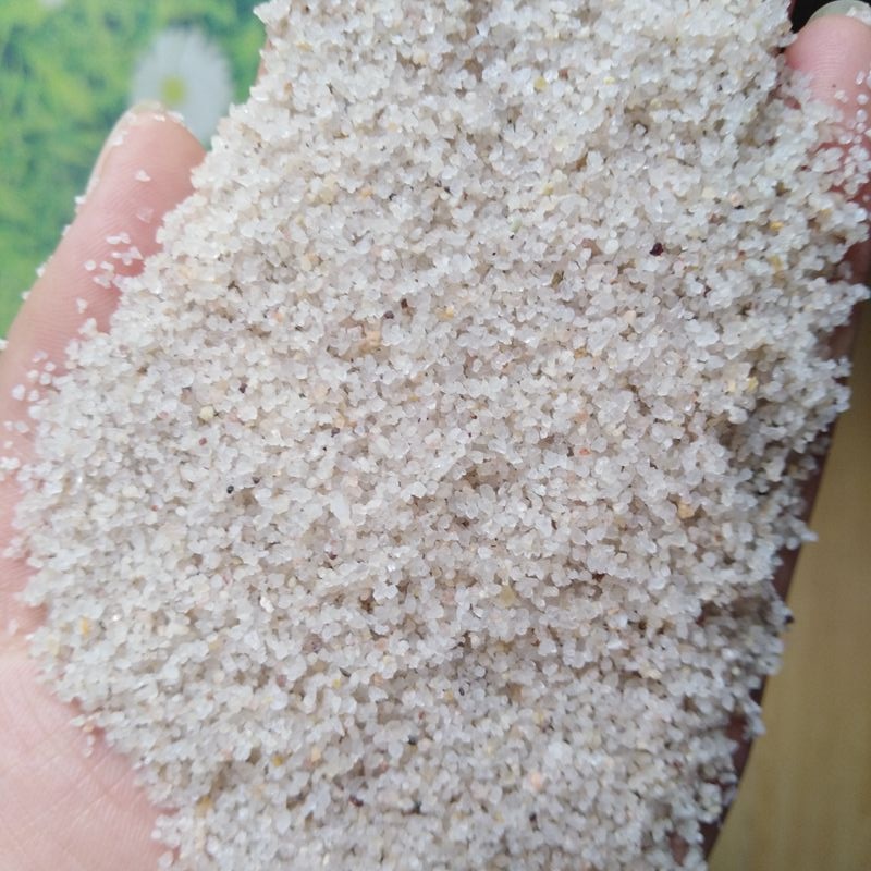 海砂0.5-1mm草坪砂水处理白色石英砂填充石英沙鱼缸过滤砂