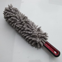 汽车清洁刷纤维洗车蜡刷蜡拖除尘刷汽车清洁长柄雪尼尔除尘掸子