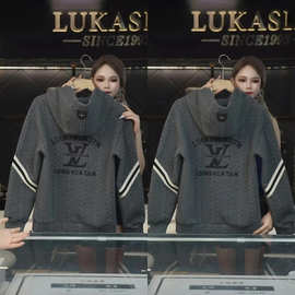 秋季新款个性潮流百搭纯色简约帅气轻奢高品质休闲男士连帽卫衣潮