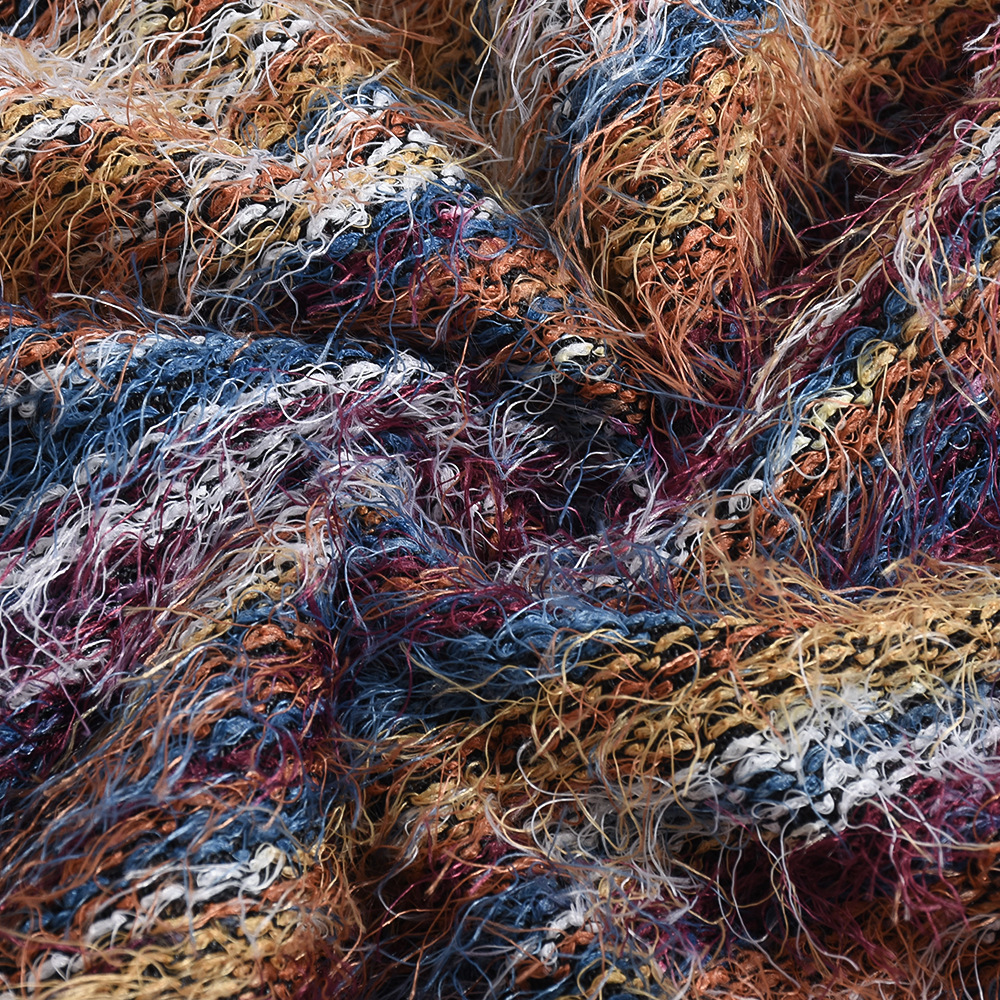 Women Clothing Sleeveless Tight Sexy Color Block Hollow Out Cutout Yarn Dyed Fluff Jumpsuit 13 Women Clothing Sleeveless Tight Sexy Color Block Hollow Out Cutout Yarn Dyed Fluff Jumpsuit