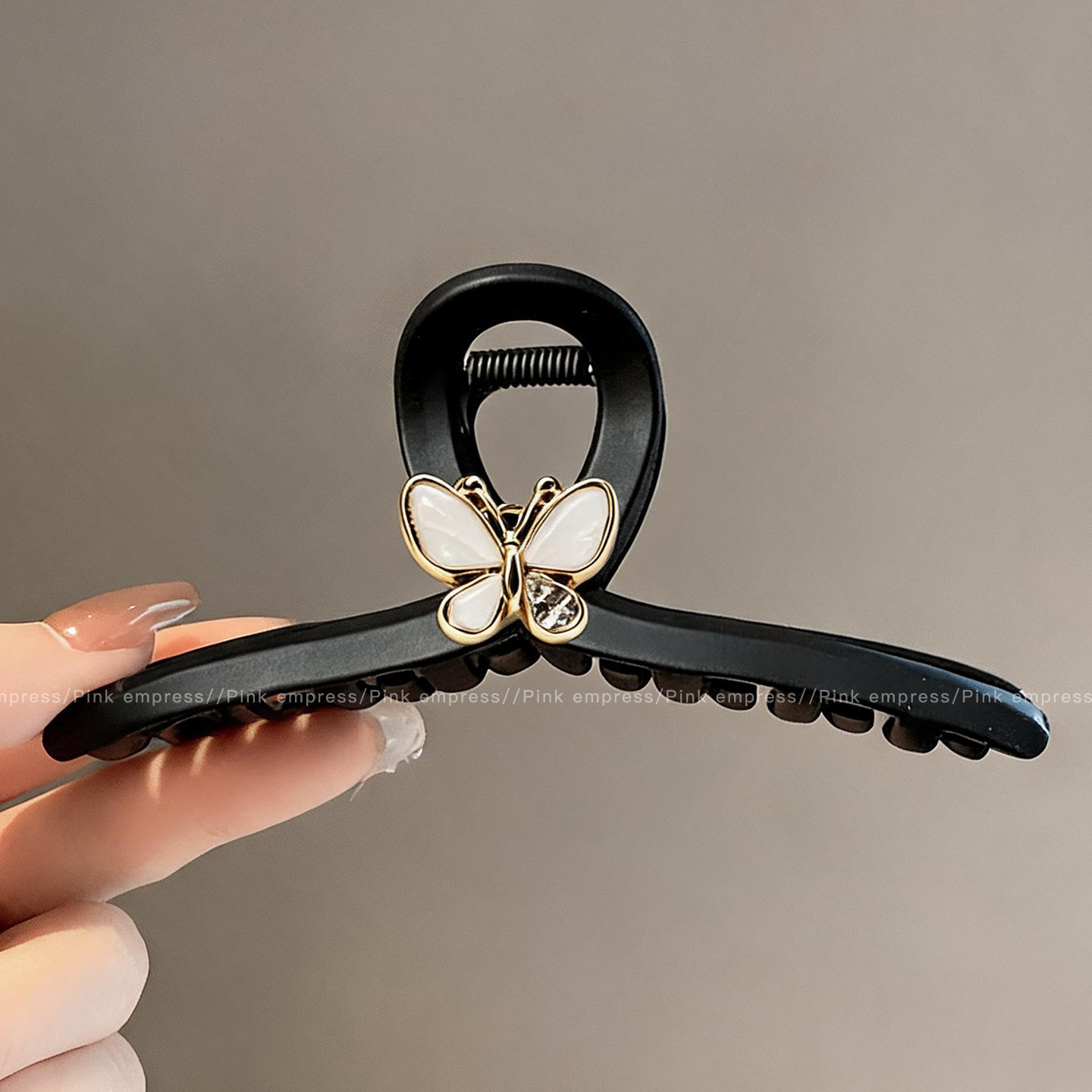 2026 nuevo clip de cabello ondulado clip de cabello de tiburón grande clip de cabello de mujer detrás de la cabeza de alta sensación clip de cabello accesorios para el cabello