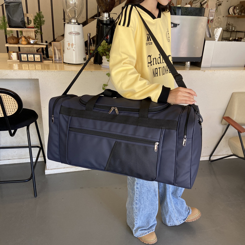 Travel Bag Wholesale Large Capacity Long and Short Distance Travel Bag Fitness Bag Sleeve Tie Oxford Cloth Duffel Bag Yoga Bag