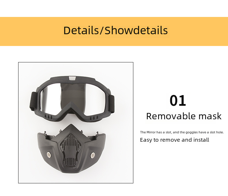 Retro Harley goggles outdoor military performance field protection mask motorcycle riding equipment windproof sand sunshade goggles