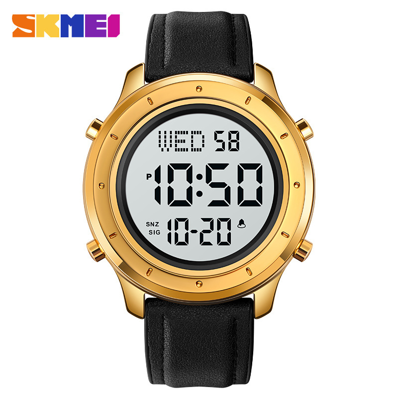 SKMEI reloj electrónico deportivo Delgado multifuncional impermeable reloj de estudiante masculino reloj casual de moda al aire libre