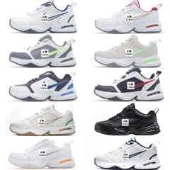 老爹鞋Air Monarch MK白蓝男女复古休闲运动鞋Monarch4缓震训练鞋