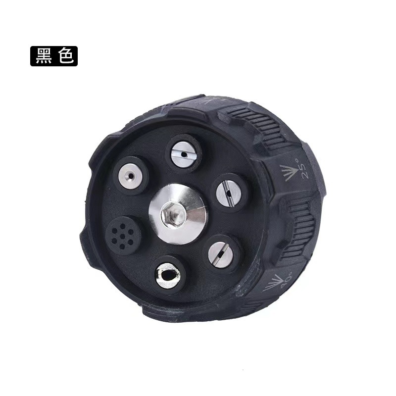 Accesorios de boquilla de lavadora de alta presión pistola de agua 1/4 conector rápido 3000psi multifuncional Boquilla DE SEIS en uno
