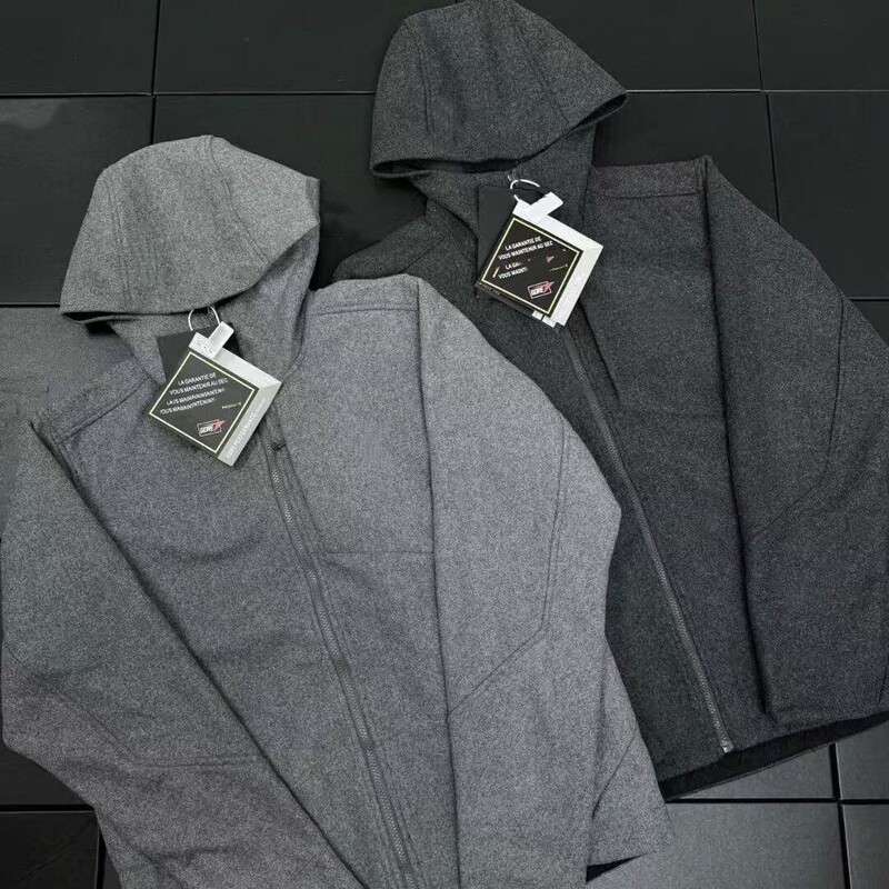 [High Version] Taizhou Bird Wool Sawyer Wool Hoody Hooded Fleece Soft Shell Jacket Jacket