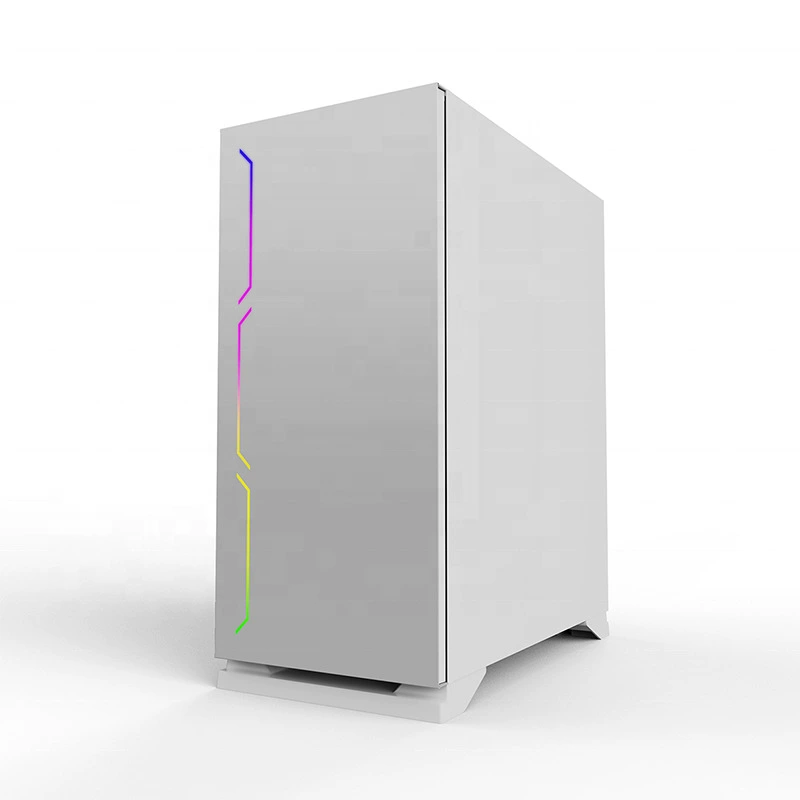 Игровой корпус Robin 1 ATX вертикальный с закалённым стеклом сбоку, прозрачный
