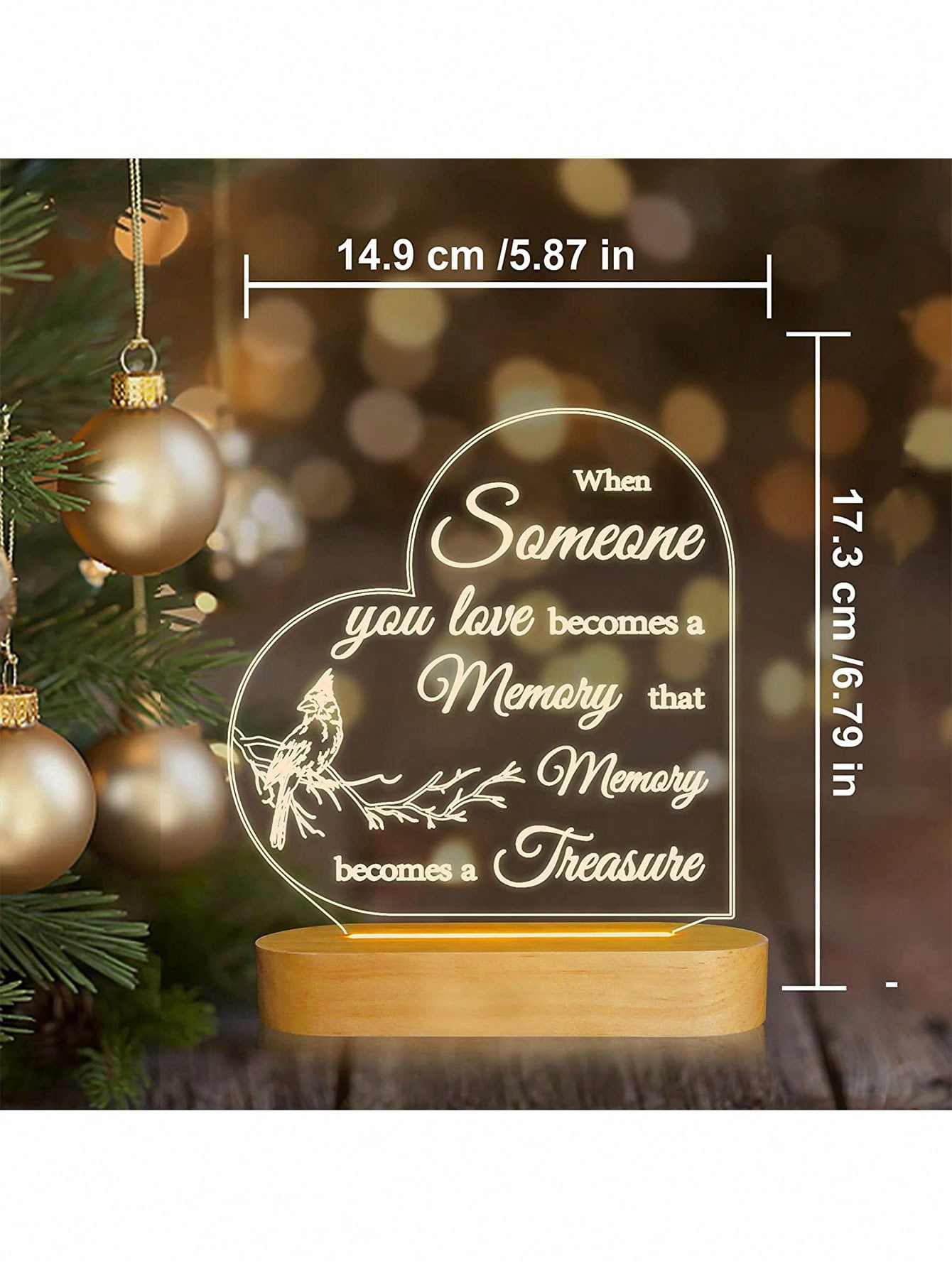 Modern Style, Classic Style Style Modern Style Classic Style Letter Heart Shape Arylic Night Light Lighting Accessories