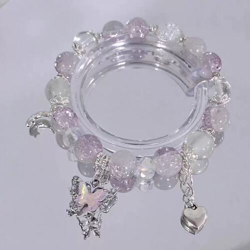 Bestselling wholesale crushed grape purple hand chain, light luxury fresh breeze sister-in-law style hand chain gift amethyst