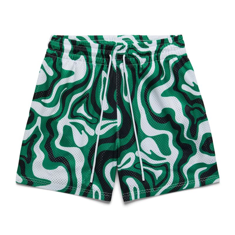 Men's Sports Shorts Casual Trendy Shorts Fitness Mesh Breathable Basketball Beach Loose Sports Casual Shorts