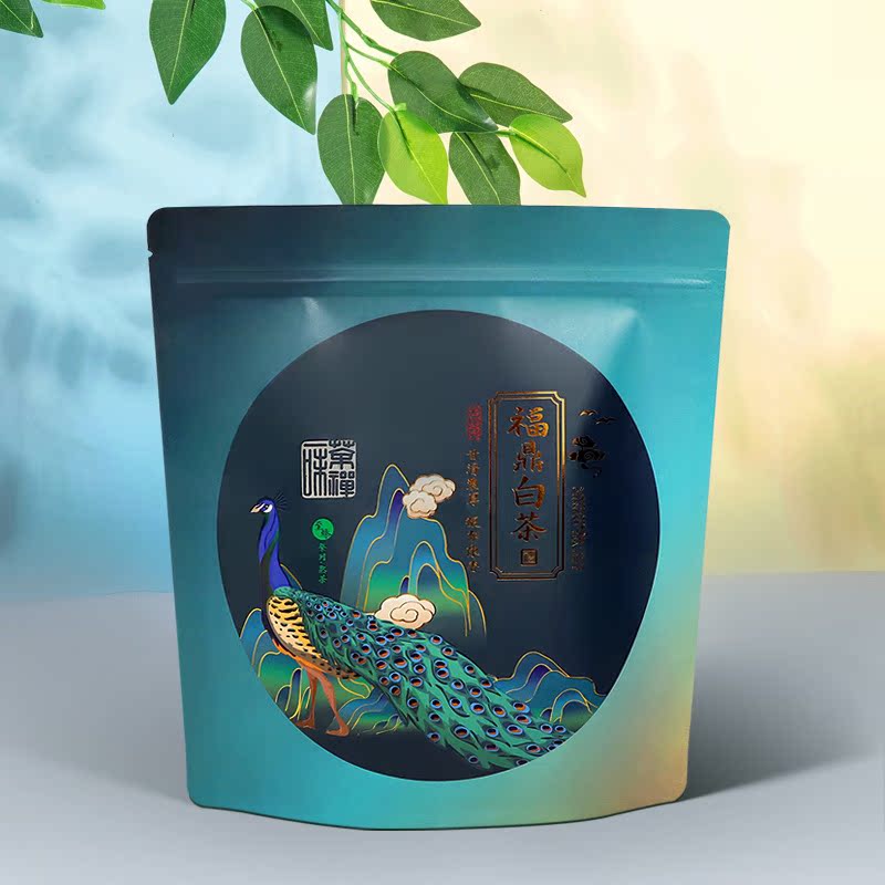茶叶包装袋三边封福鼎白茶龙井乌龙茶密封袋子镀铝防潮食品包装袋