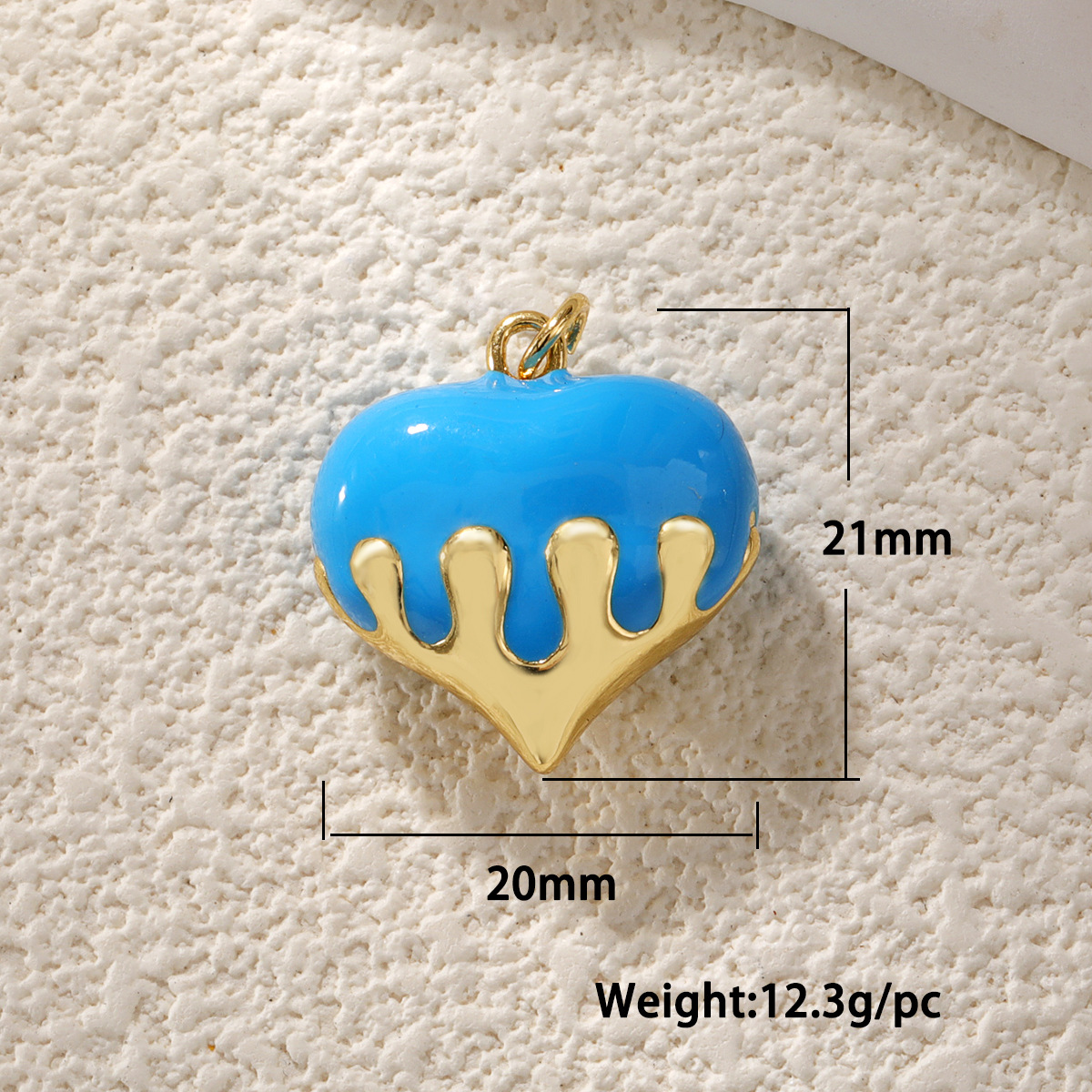 4g Weight Pendant Jewelry Making Type 20 * 25mm Jewelry Making Size Zircon Inlay Material DIY Jewelry Accessories Classification 1 Piece Quantity Copper Material Heart Shape Pattern Polished Finish Enamel, Plating, Inlay Design IG Style Style 1 Piece 20 * 25mm Copper Zircon Heart Shape Polished Pendant 9