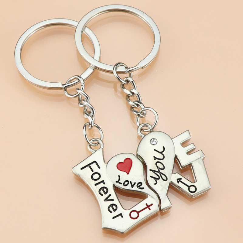 Metal love word couple key chain pendant souvenir activity promotion small gift love key chain pendant Metal love word couple key chain pendant souvenir activity promotion small gift love key chain pendant