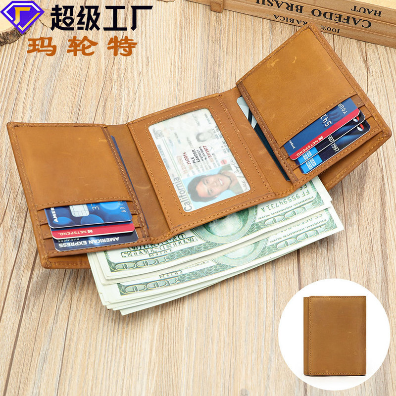 Special Clearance Genuine Leather Men's Wallet Classic 70% off Short Wallet High-End Crazy Horse Leather Export Best-Selling Wallet Special Clearance Genuine Leather Men's Wallet Classic 70% off Short Wallet High-End Crazy Horse Leather Export Best-Selling Wallet