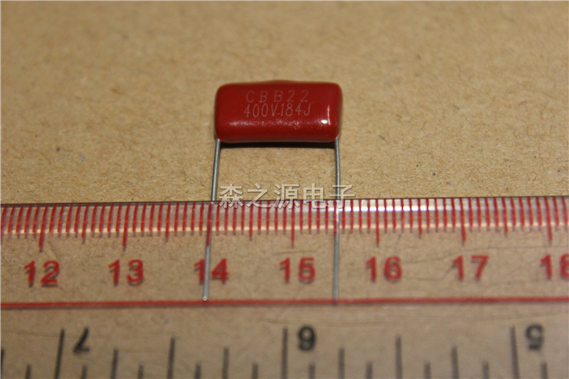 CBB电容 CBB22 金属化薄膜电容器 400V184J  脚距P15mm