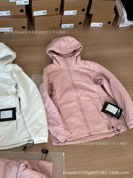 Autumn and Winter Women's Embroidered Slim-Fit 2.0 Astro Boy Lightweight Hooded Outdoor Casual Windproof Warm Cotton Cross-Border