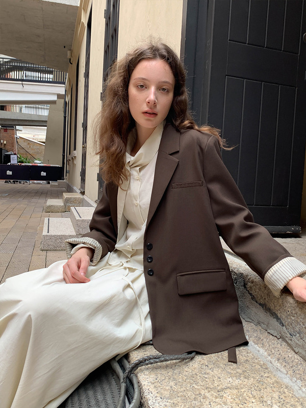MOXI 十三行女装2025秋季新款韩版高级感西服女式小西装外套上衣|undefined