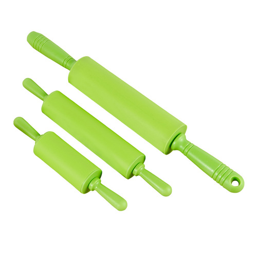 Wholesale plastic handles silicone rolling pins non-stick for bread baking wholesale baking flour rolling pins roller type