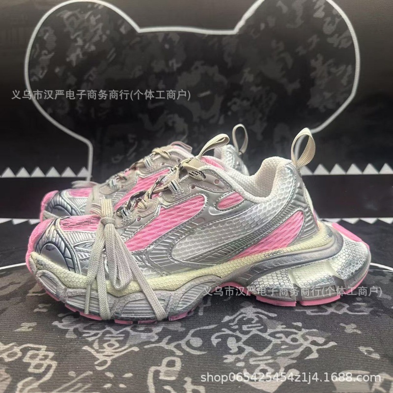 莆田純正パリ Track3XL ダッドシューズ男性と女性の靴レトロアウトドア厚底高さ増加カップルシューズランニングシューズ|undefined