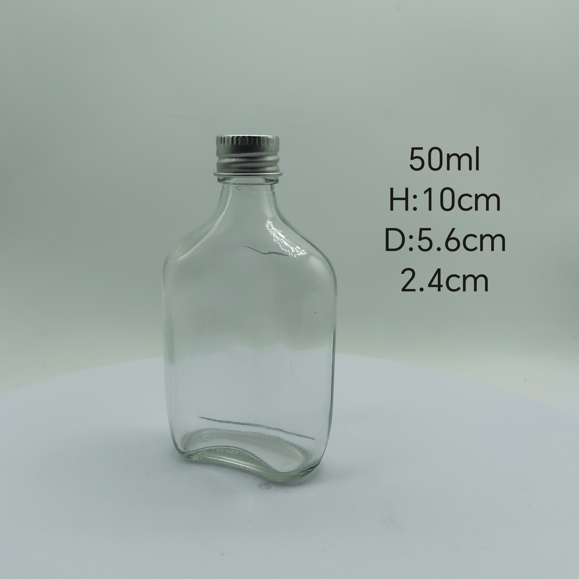 Botella de vino pequeña al por mayor, botella vacía, vidrio transparente grueso 50ml, vino de elaboración propia, vino, vino blanco, botella de vino subenvasada