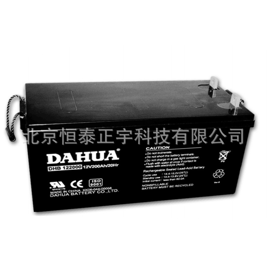 DAHUA大华蓄电池DHB122000 12V200AH/20HR机房UPS电源 消防照明