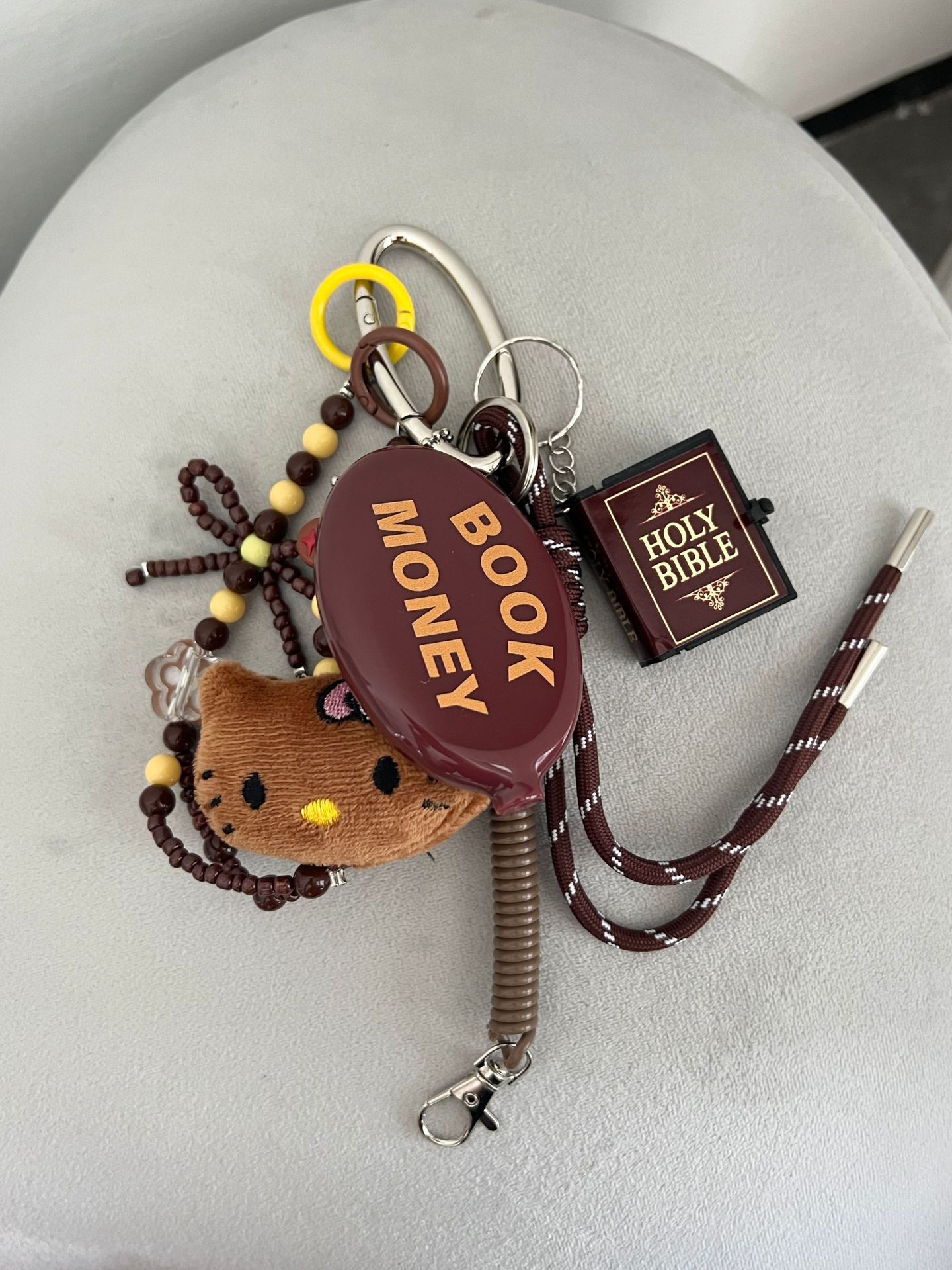 고양이 인형 브라운 케이크 스타일