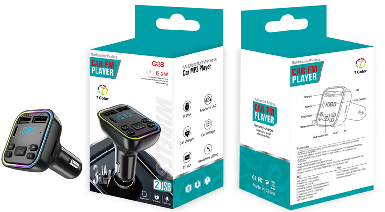 G38 HOT 판매 컬러 박스 포장