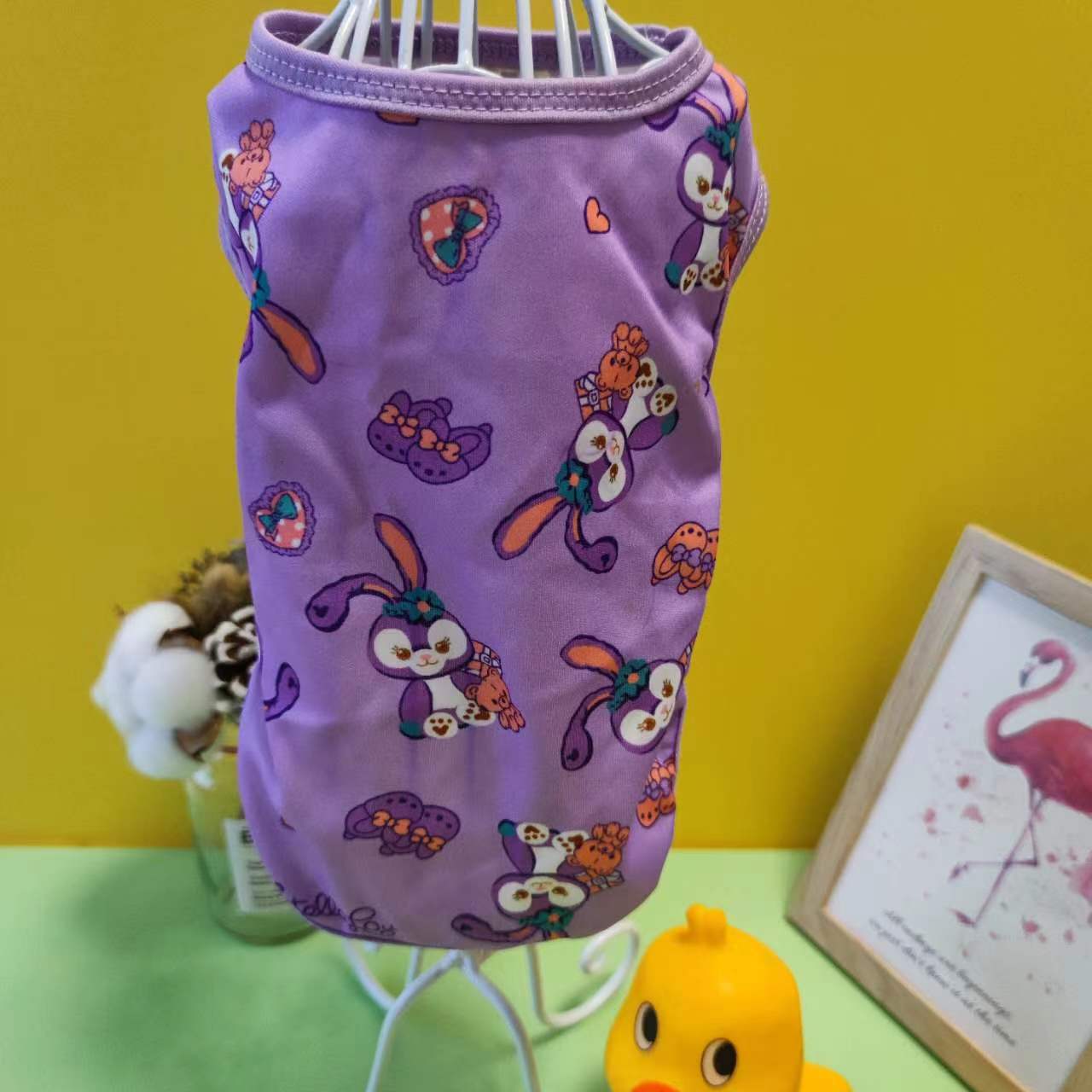 紫色小兔子背心