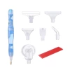 Resin pen sky blue+transparent rubber wheel+2*8 mud piece