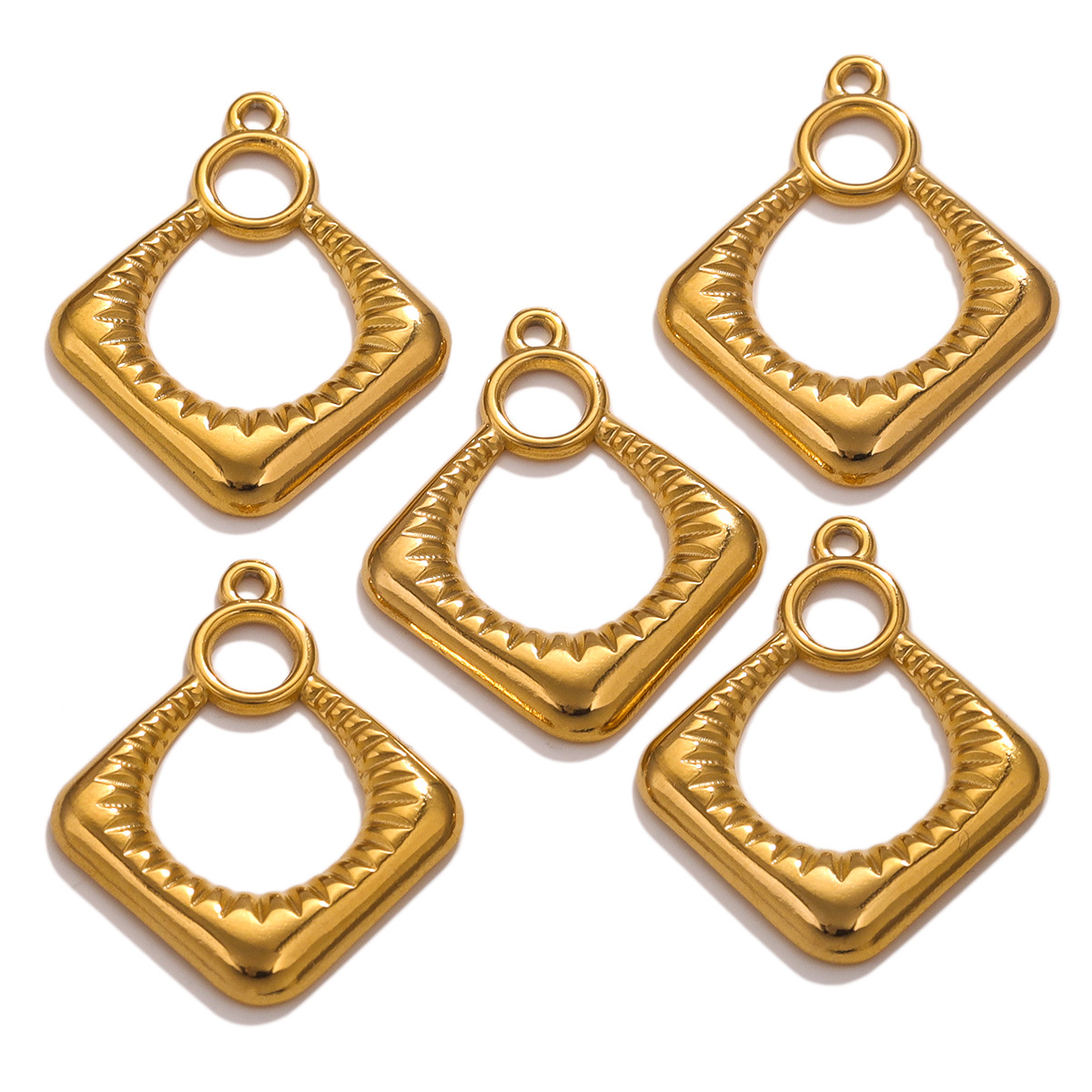 Acero inoxidable impermeable bohemio color transfronterizo joyas colgante DIY pendientes accesorios collar al por mayor