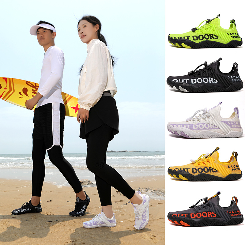 Cross-border outdoor five-toe water shoes, beach swimming shoes, breathable and non-slip indoor fitness shoes, yoga shoes