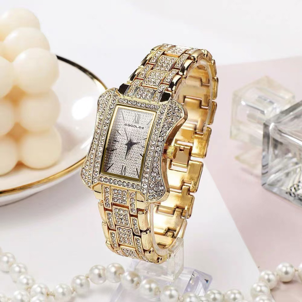 Gypsophila New Women's Watches Wholesale European and American Hot-Selling Fashion Luxury Zircon Jewelry Quartz Watches Dropshipping