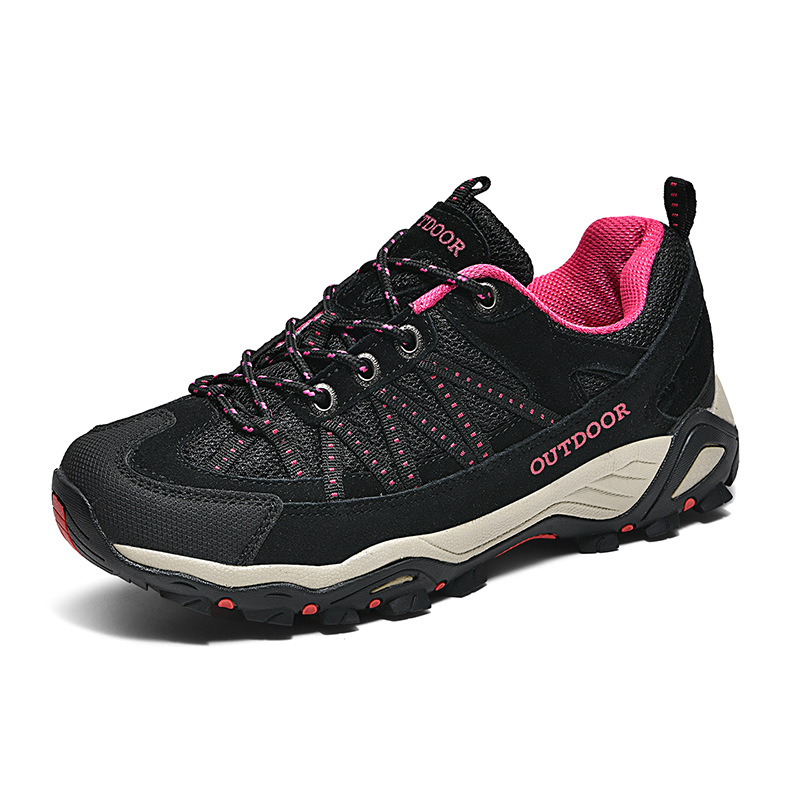 Transfronterizos de pareja de tamaño grande primavera y verano zapatos deportivos de malla para hombres y mujeres zapatos deportivos de viaje antideslizantes de campo casuales image 5