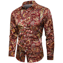 跨境欧美外贸2025款休闲百搭时尚潮流复古系男士长袖衬衫MB12