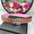 Brown + silver buckle