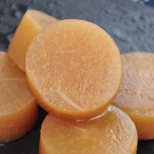 【Boiled Daikon】Taiwanese night market snack ingredients, white radish, 7-Eleven, slightly marinated radish pieces, wholesale, 640 grams