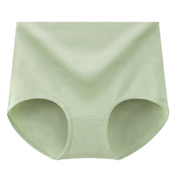 Ropa interior de mujer entrepierna de algodón cintura alta vientre contracción Levantamiento de cadera primavera y verano más calzoncillos ropa interior de niña tela de algodón