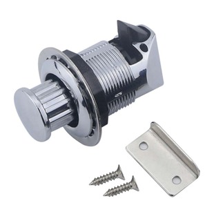 Ship yacht button touch lock medical equipment knob lock buried pop-up handle rotary open RV lock