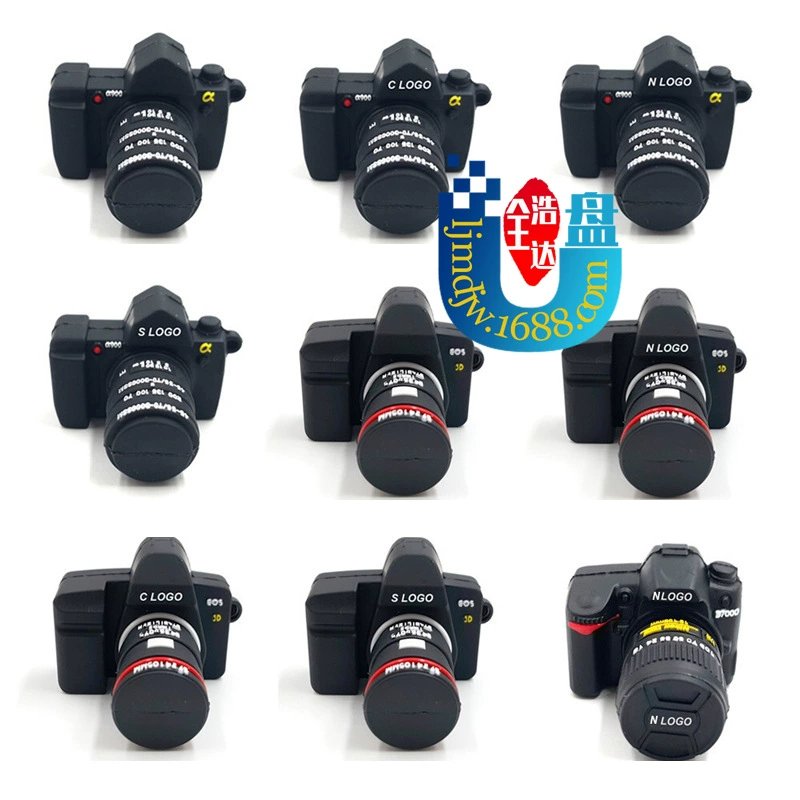 Карта USB-флешка с мультяшным дизайном, камера, 32 ГБ