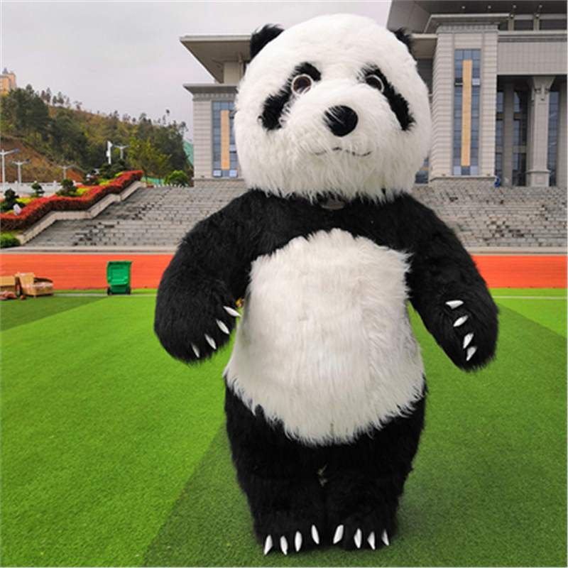 充气大熊猫北极熊人偶服装租赁网红抖音生日派对婚庆道具出租