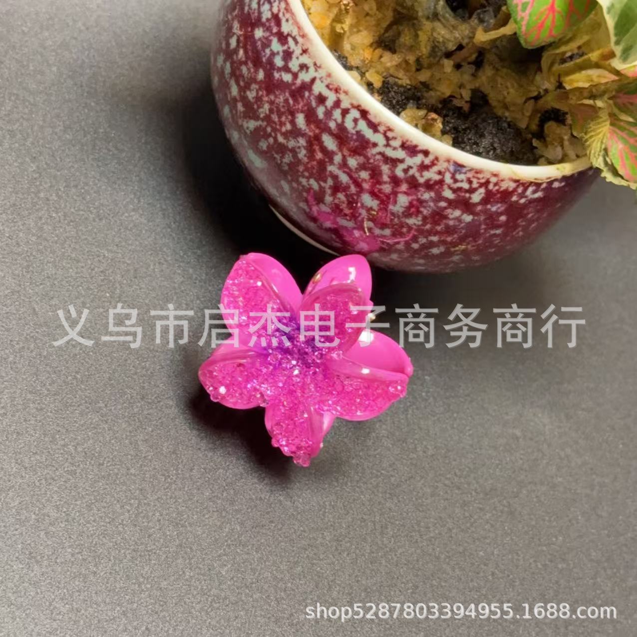 로즈 레드 3.6cm 풀 다이아몬드