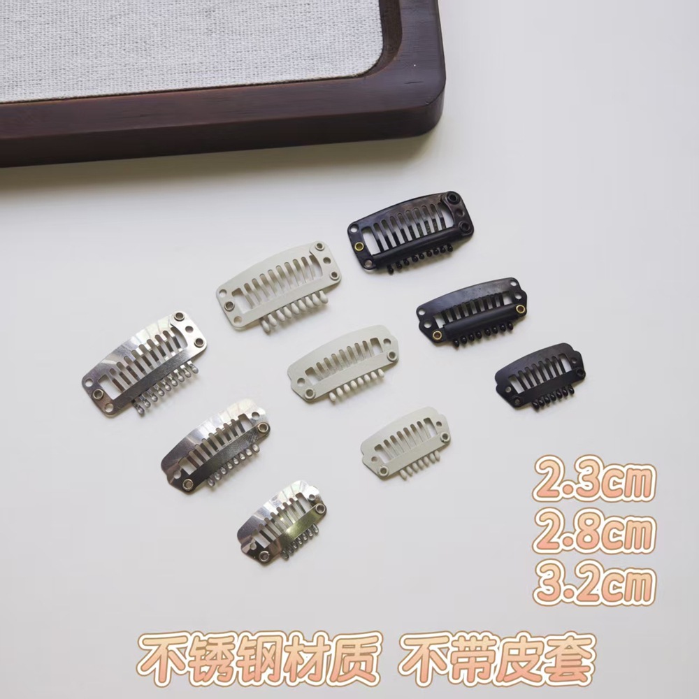 Stainless Steel Bb Clip with Teeth from Korea, 199.8cm Nine-Tooth Hair Clip for Pets, DIY Hair Accessories, Hair Root Comb