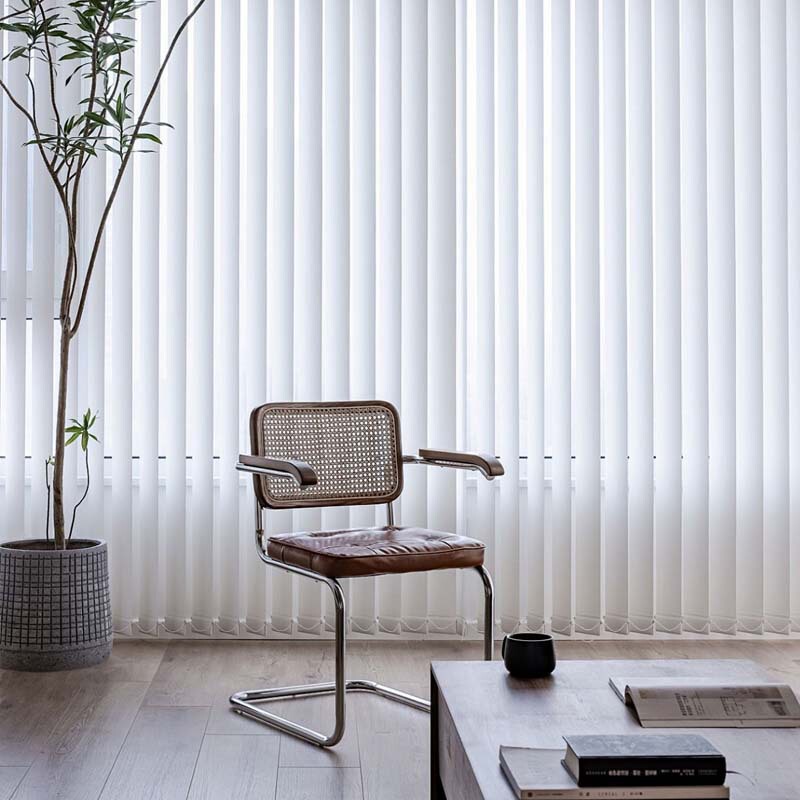 Factory Direct Camp Vertical Vertical Venetian Curtain Office Living Room Balcony Semi-Shading Electric Remote Control Venetian Venetian Curtain